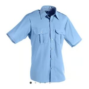Horace Small Deputy Deluxe Short Sleeve Shirt - Blue - S